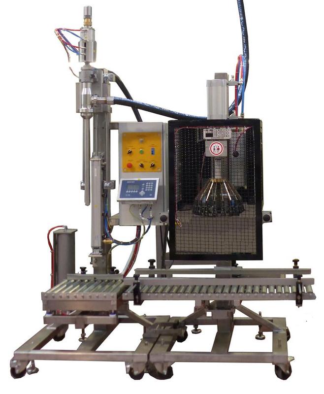 DeVree 2000 Filler with Lid Crimper Station